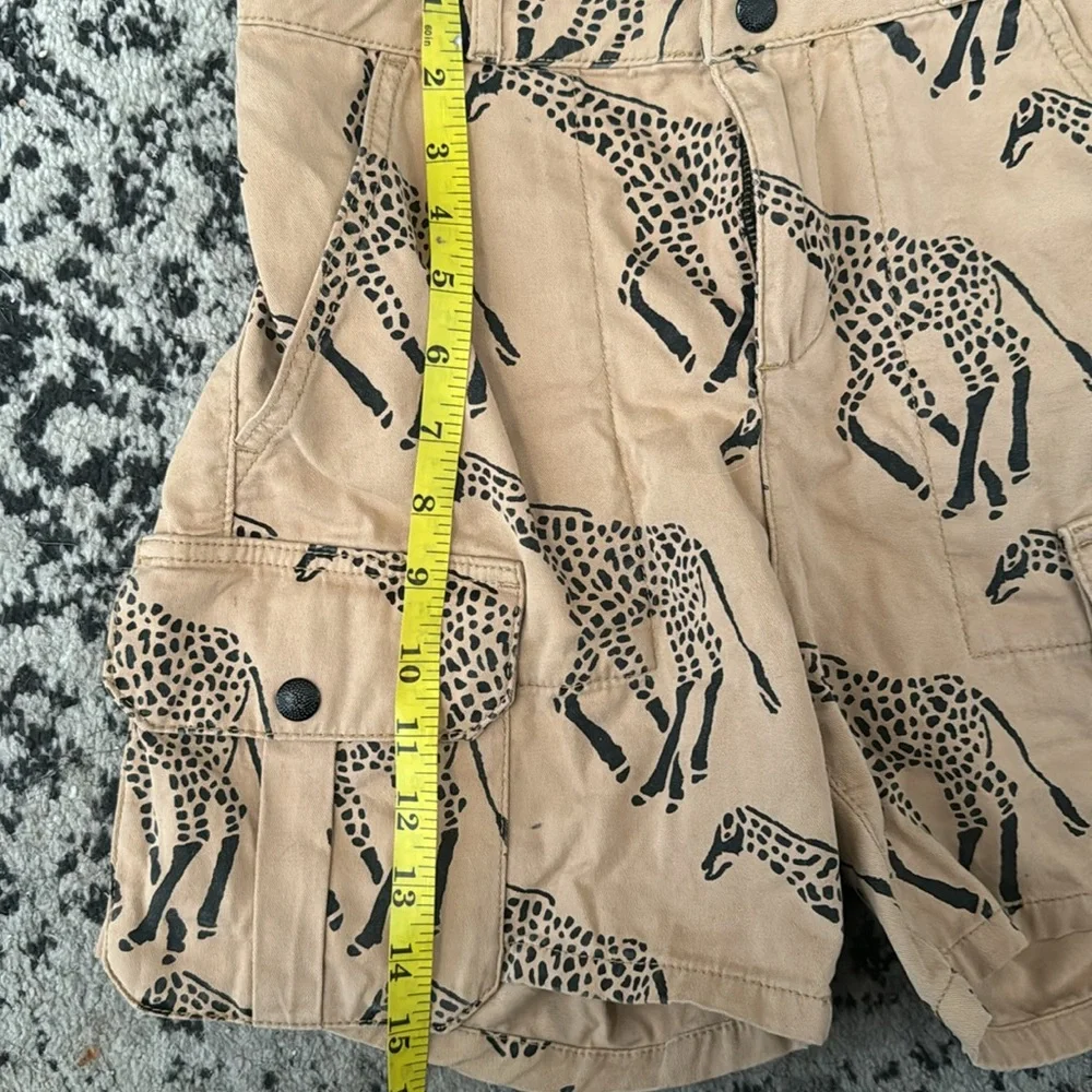 Topshop EUC Giraffe African Women Cargo Snorts - Picture 16 of 16